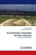 ACCOUNTING STANDARD SETTING PROCESS : THE ROLE OF INTERVENERS （2010. 408 S.）
