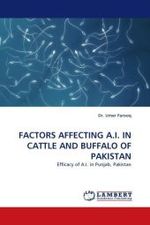 FACTORS AFFECTING A.I. IN CATTLE AND BUFFALO OF PAKISTAN : Efficacy of A.I. in Punjab, Pakistan （2010. 64 S.）
