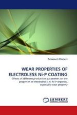 WEAR PROPERTIES OF ELECTROLESS Ni-P COATING : Effects of different production parameters on the properties of electroless (EN) Ni-P deposits, especially wear property （2010. 80 S.）