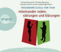 Miteinander reden, 4 Audio-CDs Tl.1 : Die Psychologie der Kommunikation. 292 Min.. Lesung. Gekürzte Ausgabe (Argon Hörbuch) （8. Aufl. 2014. 143.00 mm）