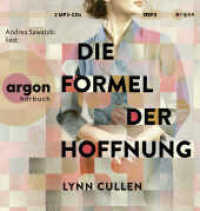 Die Formel der Hoffnung, 2 Audio-CD, 2 MP3 : Ein spannender Roman nach der wahren Geschichte einer herausragenden Ärztin. 643 Min.. Lesung.Gekürzte Ausgabe （1. Auflage, Gekürzte Ausgabe. 2025. 145.00 mm）