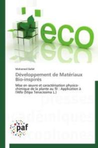 Développement de Matériaux Bio-Inspirés (Omn.pres.franc.)