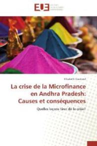 La crise de la microfinance en andhra pradesh: causes et conséquences (Omn.Univ.Europ.")