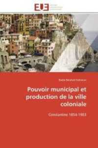 Pouvoir Municipal Et Production de la Ville Coloniale (Omn.univ.europ.)