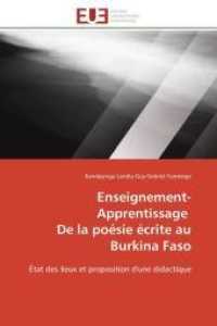Enseignement-Apprentissage de la Poésie Écrite Au Burkina Faso (Omn.Univ.Europ.")