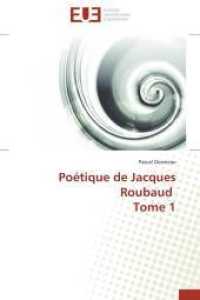 Poétique de Jacques Roubaud Tome 1 (Omn.univ.europ.)