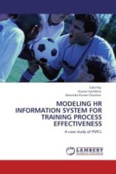 MODELING HR INFORMATION SYSTEM FOR TRAINING PROCESS EFFECTIVENESS : A case study of PSPCL （2011. 116 S.）