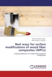 Best ways for surface modifications of wood fiber composites (WPCs) : Coating adhesion on wood thermoplastic composites （2011. 140 S. 220 x 150 mm）