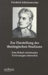 Zur Darstellung des theologischen Studiums -- Paperback / softback (German Language Edition)