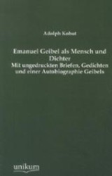 Emanuel Geibel Als Mensch Und Dichter -- Paperback / softback (German Language Edition)