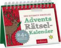 Der ultimativ knifflige Advents-Rätsel-Kalender : 24 x Ratespaß bis Weihnachten (Adventskalender) （Auflage. 2020. 25 S. 145.00 x 170.00 mm）