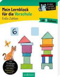 Mein Lernblock für die Vorschule - Erste Zahlen (Mein Lernblock) （3. Aufl. 2021. 96 S. 215.00 mm）
