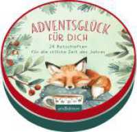 Adventskalender in der Dose. Adventsglück für dich : 24 Botschaften für die stillste Zeit des Jahres （Auflage. 2025. 24 S. 105.00 mm）