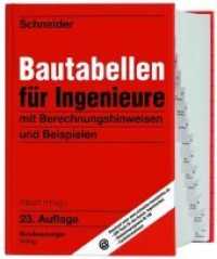 Schneider - Bautabellen für Ingenieure : mit Berechnungshinweisen und Beispielen. Download v. EDV-Tools für den Konstr. Ingenieurbau. Stabwerksprogramm IQ 100. Fachinformation （23., überarb. Aufl. 1720 S. 210 mm）