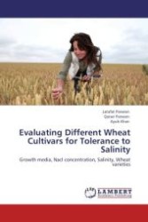 Evaluating Different Wheat Cultivars for Tolerance to Salinity : Growth media, Nacl concentration, Salinity, Wheat varieties （Aufl. 2012. 84 S.）