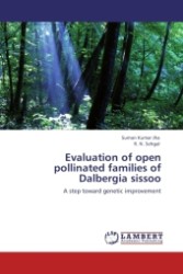 Evaluation of open pollinated families of Dalbergia sissoo : A step toward genetic improvement （Aufl. 2012. 92 S.）