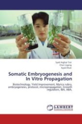Somatic Embryogenesis and In Vitro Propagation : Biotechnology, Yield Improvement, Myrica rubra, embryogenesis, protocol, micropropagation, Growth regulators, IBA, ABA, （Aufl. 2012. 140 S. 220 mm）