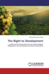 The Right to Development : as Normative Framework for the Human Rights Obligations of International Financial Institutions （Aufl. 2012. 88 S. 220 mm）