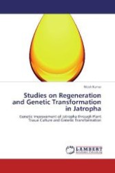 Studies on Regeneration and Genetic Transformation in Jatropha : Genetic Improvement of Jatropha through Plant Tissue Culture and Genetic Transformation （Aufl. 2012. 168 S. 220 mm）