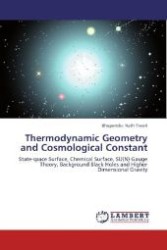 Thermodynamic Geometry and Cosmological Constant : State-space Surface, Chemical Surface, SU(N) Gauge Theory, Background Black Holes and Higher Dimensional Gravity （Aufl. 2012. 128 S. 220 mm）