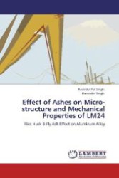 Effect of Ashes on Micro-structure and Mechanical Properties of LM24 : Rice Husk & Fly Ash Effect on Aluminum Alloy （Aufl. 2012. 68 S. 220 mm）