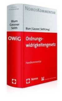 Ordnungswidrigkeitengesetz : Handkommentar