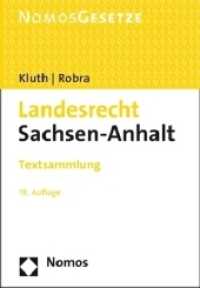 Landesrecht Sachsen-anhalt : Textsammlung - Rechtsstand （19TH）