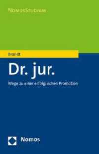 Dr. Jur. : Wege Zu Einer Erfolgreichen Promotion - Unverbindliche Preisempfehlung