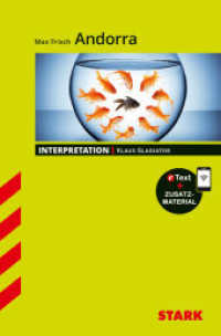 STARK Max Frisch: Andorra - Deutsch - Interpretationen, m. 1 Buch, m. 1 Beilage : Mit Online-Zugang (Interpretationen) （2018. 96 S. 190 mm）