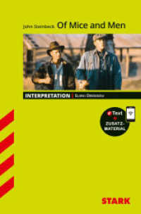 STARK John Steinbeck: Of Mice and Men - Englisch - Interpretationen, m. 1 Buch, m. 1 Beilage : Mit Online-Zugang (Interpretationen) （2. Aufl. 72 S. 190 mm）