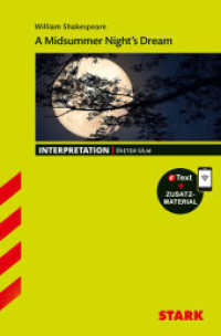 STARK William Shakespeare: A Midsummer Night's Dream - Englisch - Interpretationen, m. 1 Buch, m. 1 Beilage : Mit Online-Zugang (Interpretationen) （2. Aufl. 87 S. 192 mm）