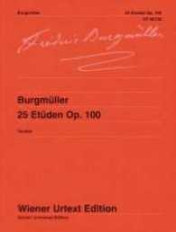 25 Etüden : Nach der Erstausgabe editiert. op. 100. Klavier. (Wiener Urtext Edition) （8. Aufl. 1990. 68 S. Noten. 303 mm）