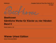 Sämtliche Werke für Klavier zu vier Händen : Große Fuge. Nach den Autografen und Erstdrucken. Band 2. op. 134. Klavier 4-händig. (Wiener Urtext Edition Band 2) （1994. 50 S.）