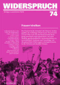 Widerspruch 74 : Frauen streiken (Widerspruch 74) （2020. 172 S. 21 cm）