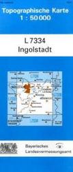 Topographische Karten Bayern. Bl.L7334 Ingolstadt : 1 : 50.000 （8. Aufl. 2000.）