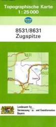 Topographische Karte Bayern Zugspitze : 1 : 25.000 (Topographische Karte Bayern Bl.8531/8631) （2. Aufl. 2013. 242 x 108 mm）