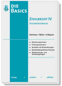 Basics Zivilrecht IV - Zivilprozessrecht (Skripten - Zivilrecht) （10., überarb. Aufl. 2020. VIII, 179 S. 24 cm）