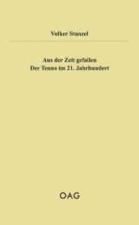 Ｖ．シュタンツェル著／２１世紀の天皇論<br>Aus der Zeit gefallen : Der Tenno im 21. Jahrhundert (OAG Taschenbuch 103) （2016. 91 S. 17 cm）
