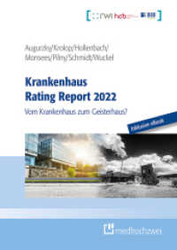 Krankenhaus Rating Report 2022, m. 1 E-Book : Vom Krankenhaus zum Geisterhaus? （2022. 241 S. 24 cm）