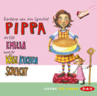 Pippa, die Elfe Emilia und die Käsekuchenschlacht, 2 Audio-CDs : Lesung mit Cathlen Gawlich (2 CDs). 158 Min.. CD Standard Audio Format (Pippa und die Elfe Emilia) （2013. 2 CDs, Laufzeit ca. 158 min. 12.5 x 14.2 cm）
