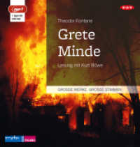Grete Minde, 1 Audio-CD, 1 MP3 : Ungekürzte Lesung. 249 Min. (Große Werke. Große Stimmen) （2015. 1 mp3-CD, Laufzeit 249 min. 14.5 cm）