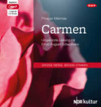 Carmen, 1 Audio-CD, 1 MP3 : Ungekürzte Lesung mit Ernst-August Schepmann (1 mp3-CD), Lesung. 138 Min. (Große Werke. Große Stimmen) （2016. 14.5 cm）