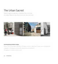 The Urban Sacred : Städtisch-religiöse Arrangements in Amsterdam, Berlin und London / How Religion Makes and Takes Place in Amsterdam, Berlin and London. Ausstellungskatalog/Exhibition catalogue （2016. 176 S. 75 Abb. 21 cm）