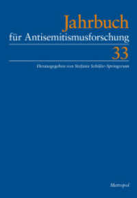 Jahrbuch für Antisemitismusforschung 33 （2024. 208 S. 21 cm）
