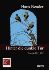 Hinter die dunkle Tür : Vierzeiler 2013 - 2015. Mit  Vorwort u. Gespräch mit Hans Bender herausgegeben von Theo Breuer. (POP Lyrik) （2019. 137 S. 20 cm）