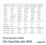 Die Sprachen der Welt, 4 Audio-CDs : Ernst Kausen erzählt. 270 Min. （2016. 12 S. 144 x 133 mm）