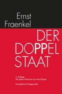 Der Doppelstaat : Mit einem Nachwort von Horst Dreier （5. Aufl. 2023. 314 S. m. Dok. 22 cm）