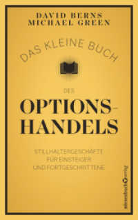 Das kleine Buch des Optionshandels : Stillhaltergeschäfte für Einstegier und Fortgeschrittene （1. Auflage. 2024. 180 S. 215.00 mm）