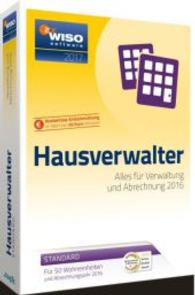 WISO Hausverwalter 2017 Standard, CD-ROM : Alles für Verwaltung und Abrechnung 2016 (ZDF WISO Software) （überarb. Aufl. 2016. 19.7 cm）
