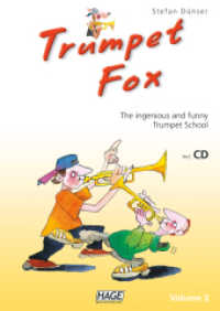 D&uuml;nser, Stefan Vol.2 : The ingenious and fun trumpet method. CD contains Playbacks. 55 Min. （2010. 112 S. w. music. 29.7 cm）